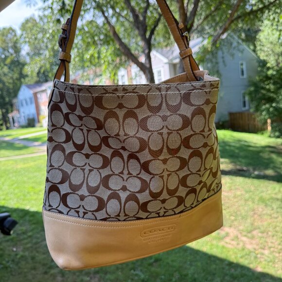 A great Trio!  Three Vintage Coach Signature C items!  Hello, early 2000's! - Picture 2 of 16